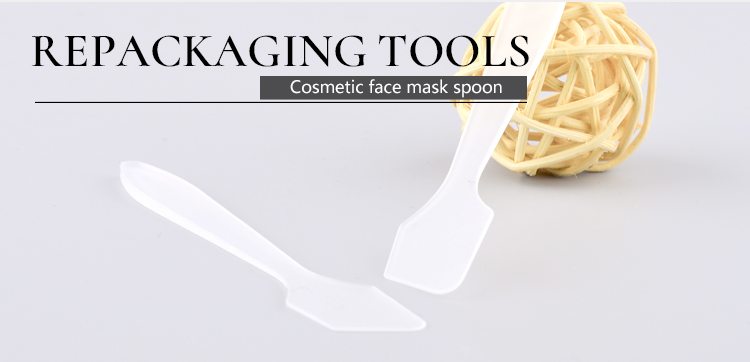 plastic cosmetic spoon