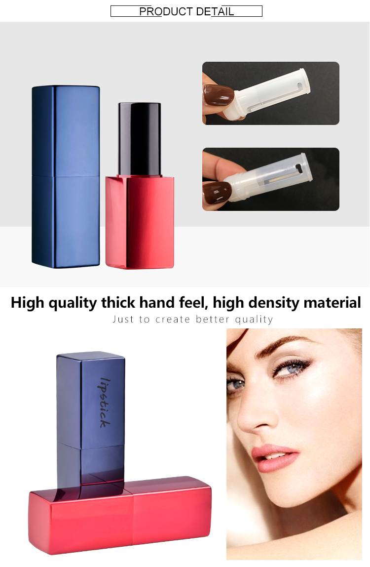 Aluminium Plastic Magnetic Lipstick Tube