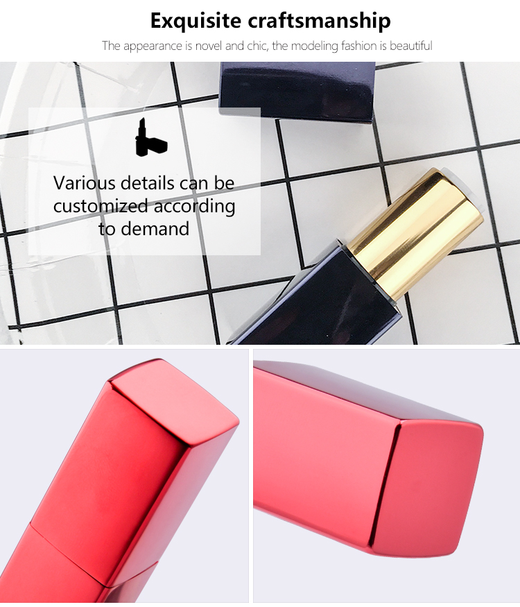 Aluminium Plastic Magnetic Lipstick Tube