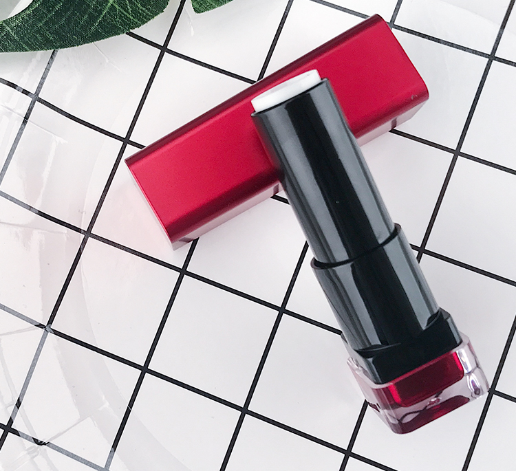 square empty lipstick tube container