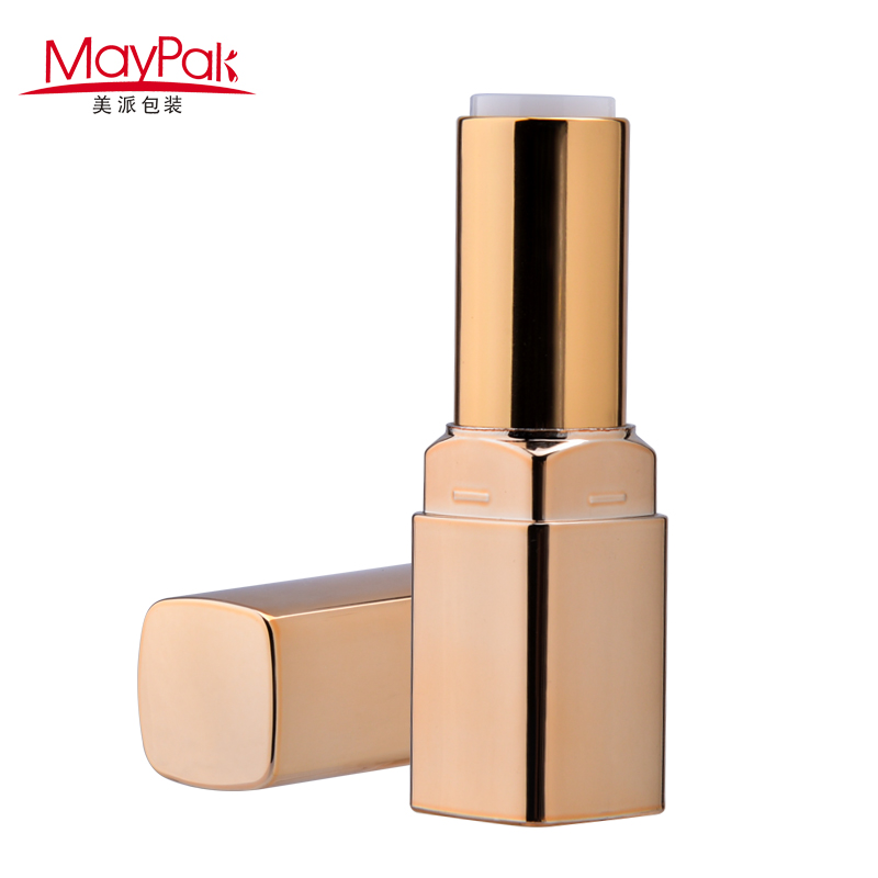 Made in China aluminum gold lipstick case--Maypak