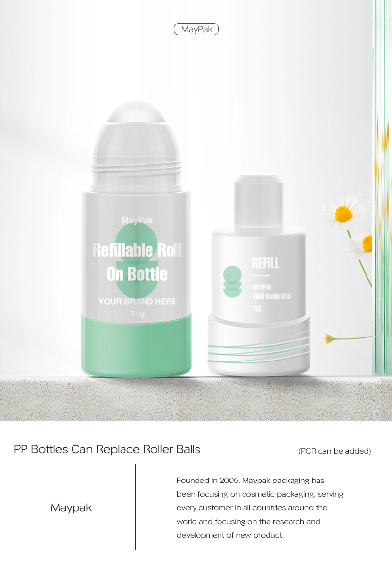 Refillable Roll-On Skin Solution